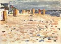 Paniers de plage en Hollande Wassily Kandinsky